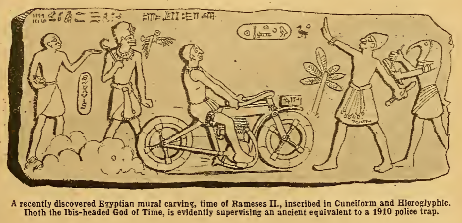 1910 EGYPTIAN CARTOON