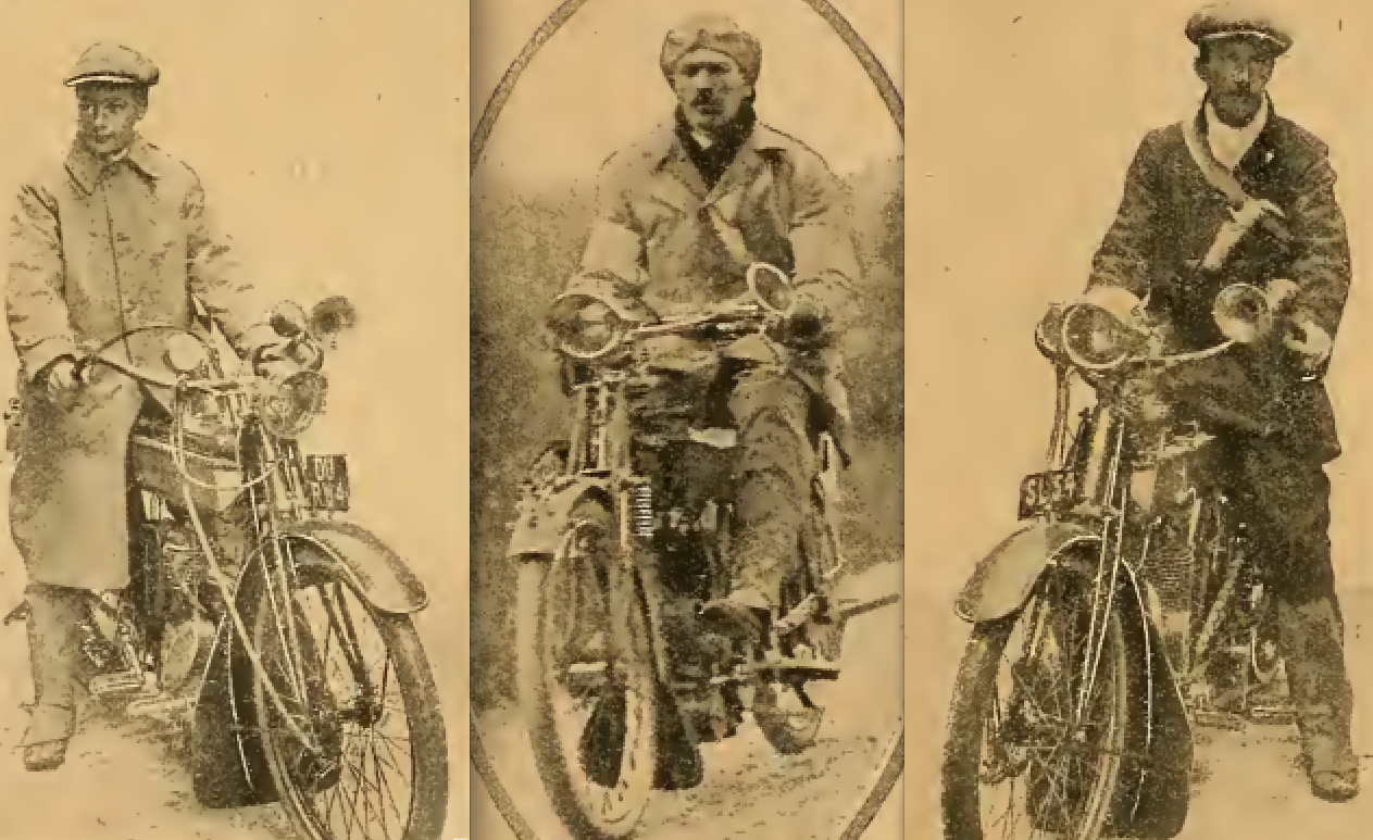 1910 MCC WINTER TRIAL X3