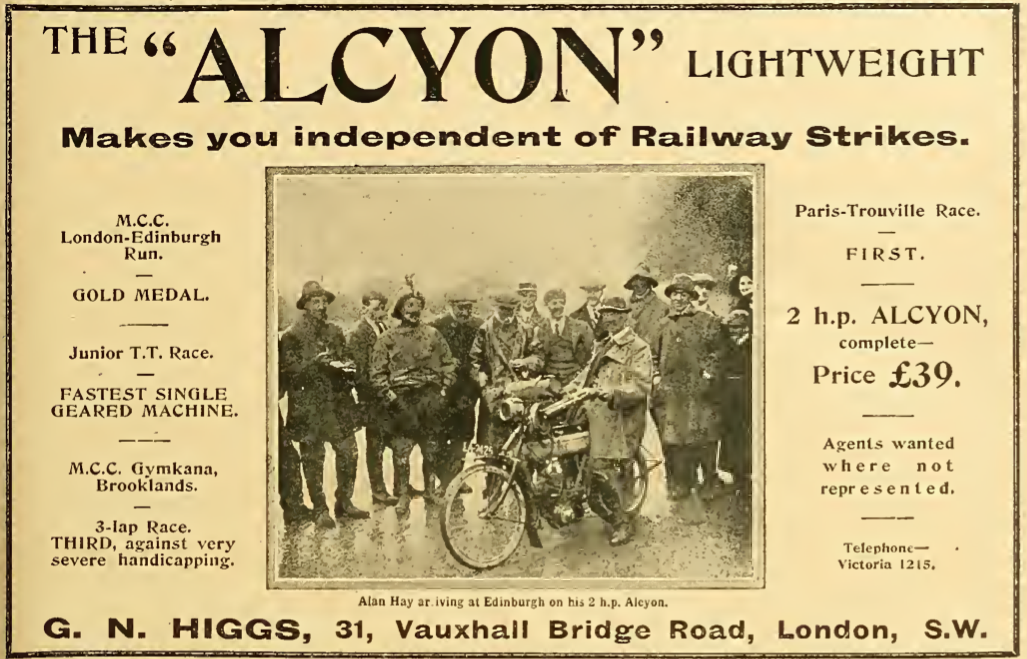 1911 ALCYON STRIKE AD