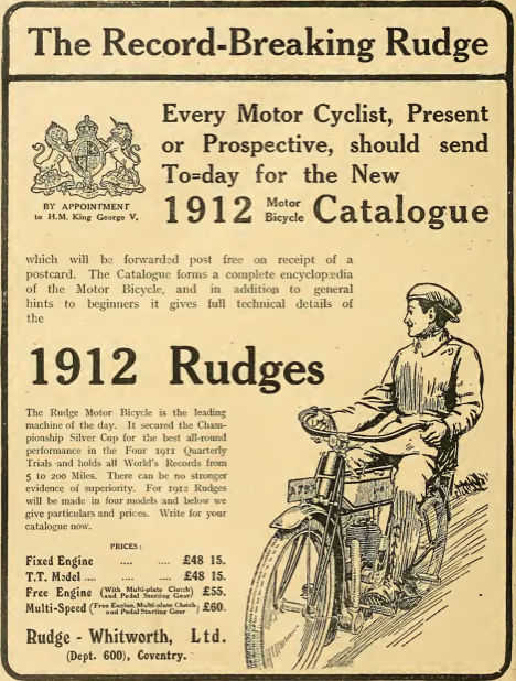 1911 RUDGE AD