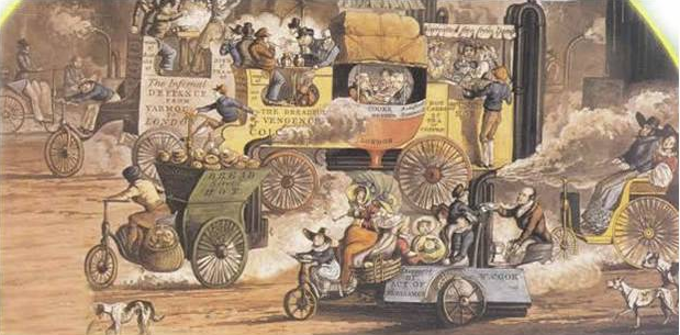 1840 STEAMER TRAFFIC JAM
