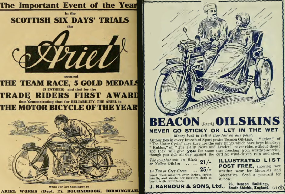 1913 ARIEL BARBOUR AD