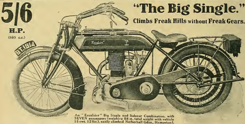 1913 EXCELSIOR AD