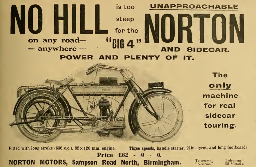 1913 NORTON AD