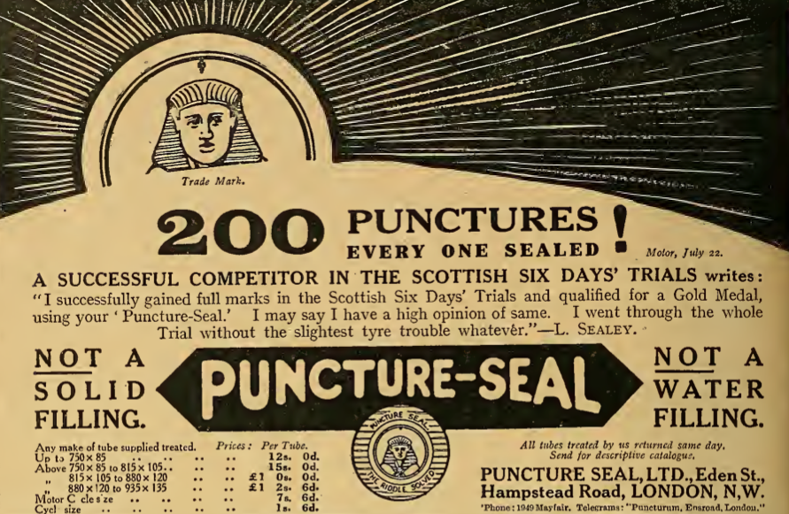 1913 PUNCTURE SEAL AD