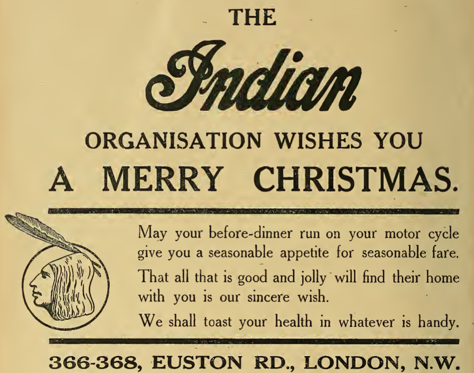 1913INDIAN XMAS AD