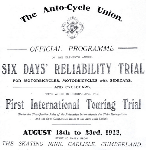 1913 6DT PROGRAMME