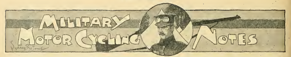 1914 MILITARY MC NOTES AW