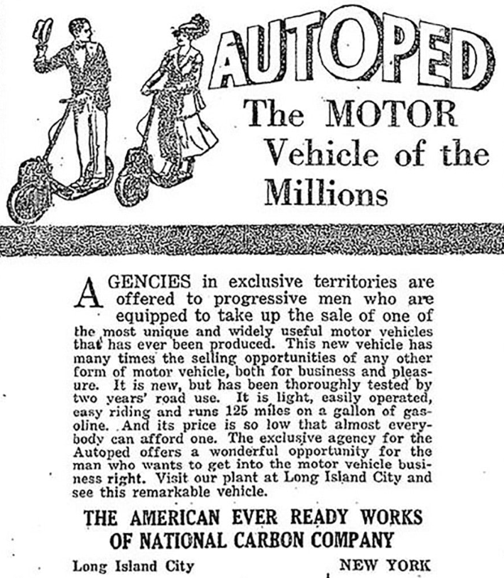 1915 AUTOPED AD