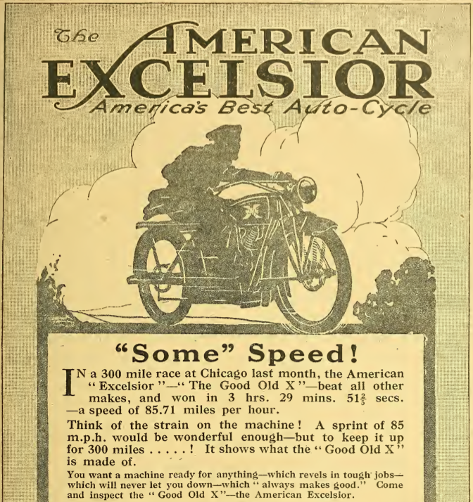 1915 EXCELSIOR AD