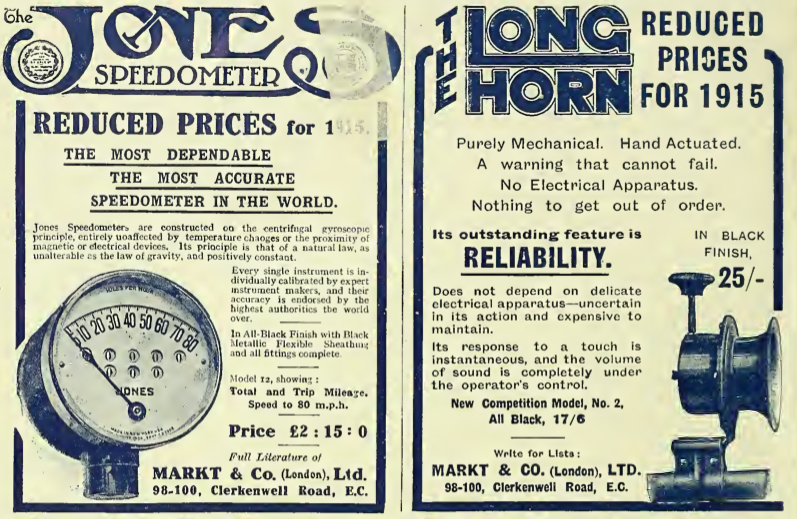 1915 HORN-SPEEDO AD
