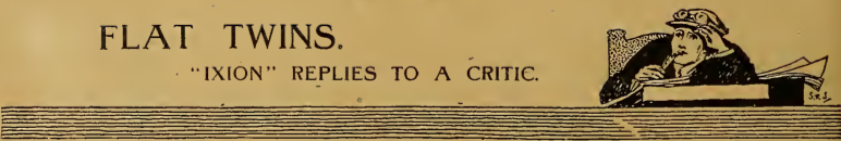 1916 FLAT TWIN IXION AW