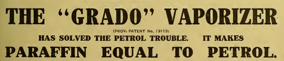 1916 GRADO ATOMISER