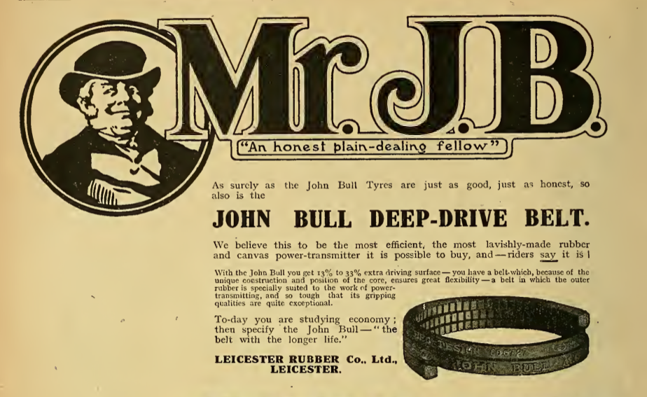 1916 JOHN BULL AD