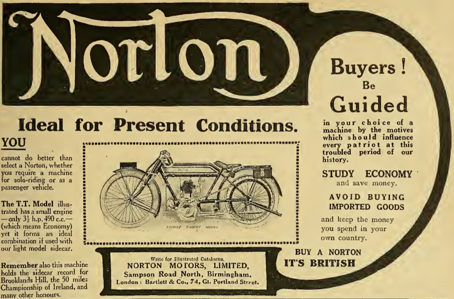1916 NORTON AD
