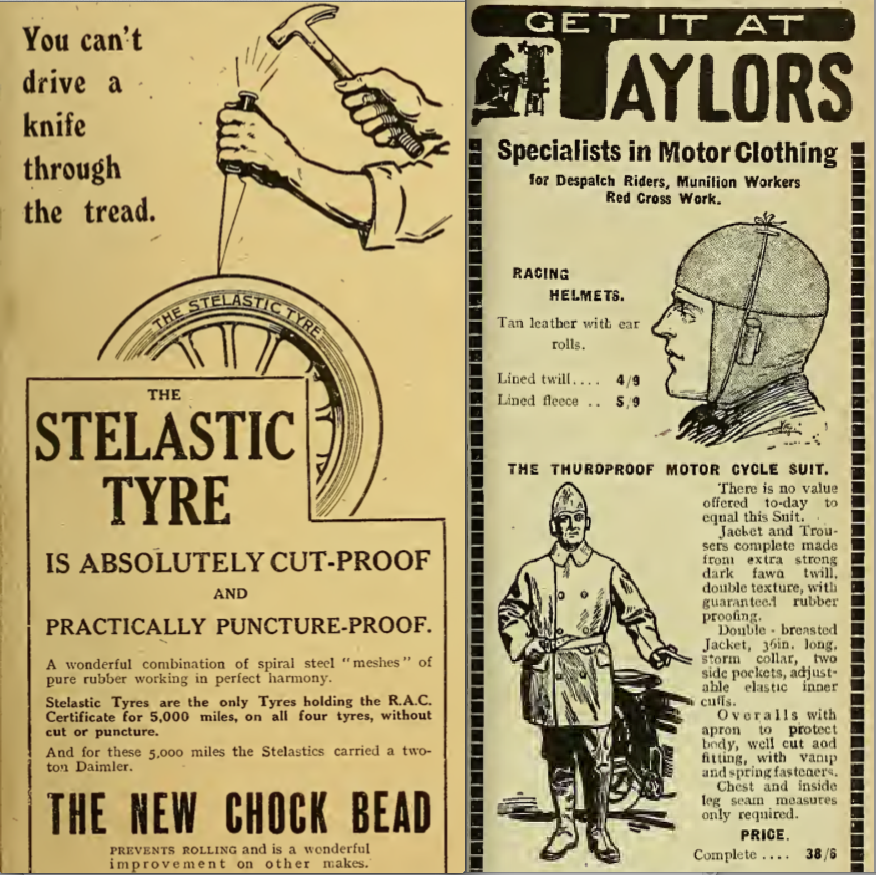 1916 STELASTIC TAYLORS ADS