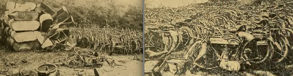 1917 SMASHED WD BIKES