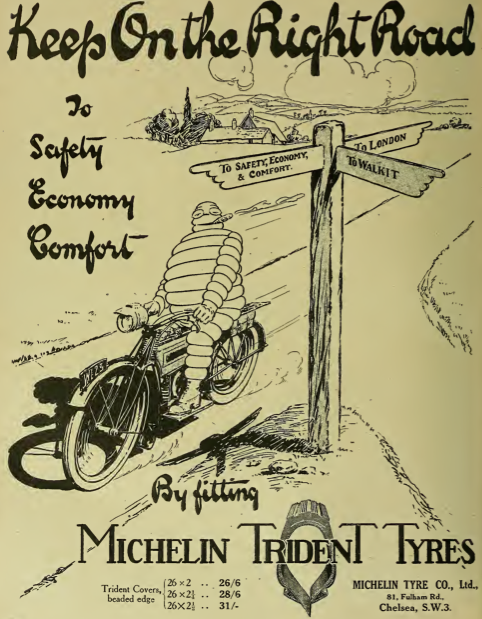 1917 MICHELIN AD
