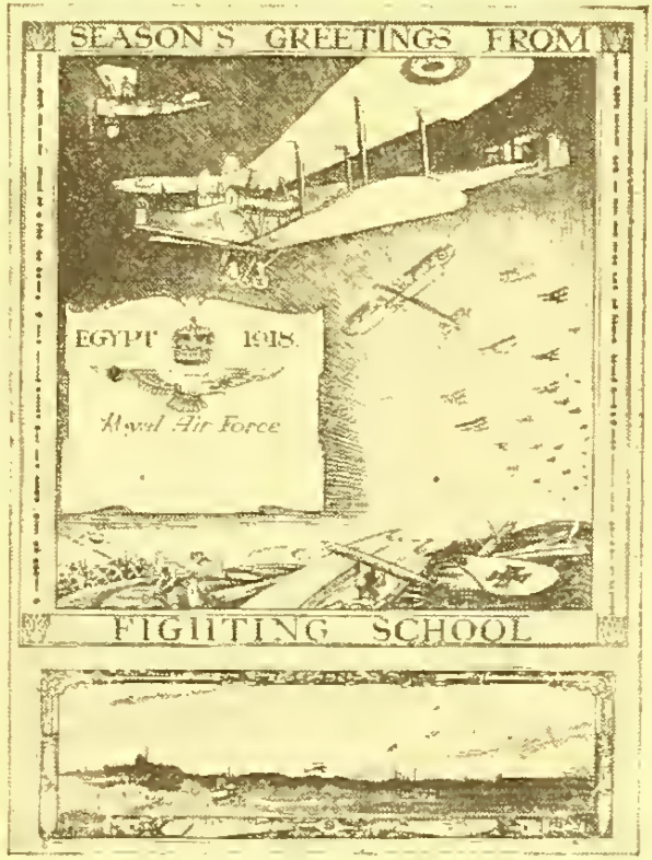 1918 RAF XMAS CARD