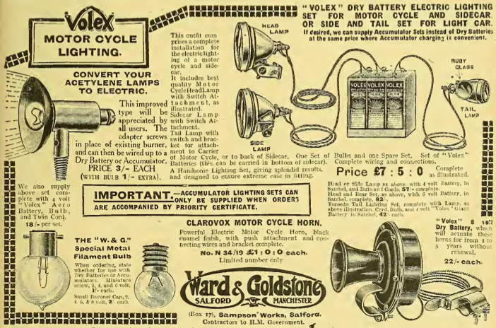 1918 VOLEX AD