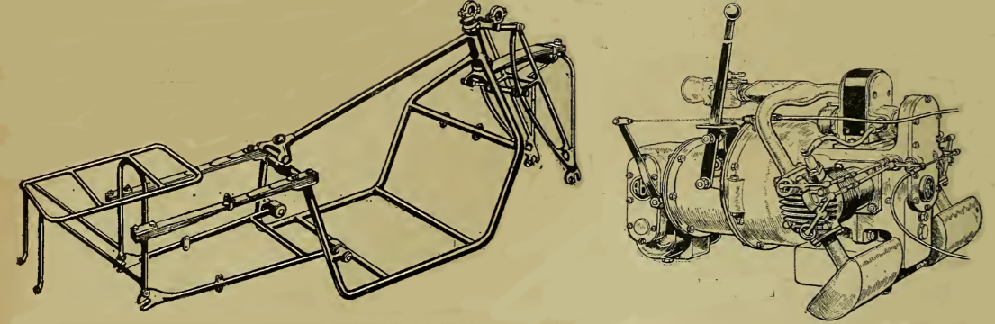 1919 ABC ENGINE FRAME