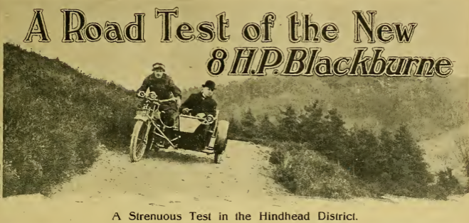 1919 BLACKBURNE 8HP TEST AW