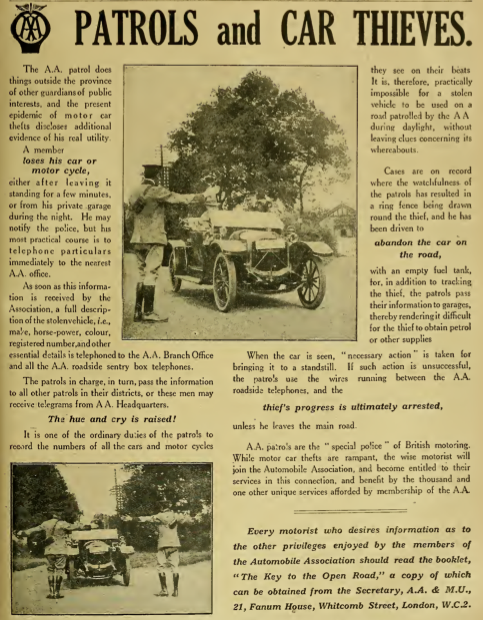 1919 AA THEFT AD