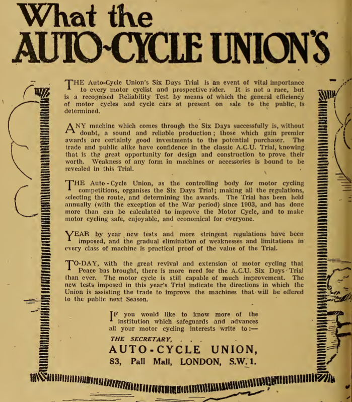 1919 ACU SDT AD