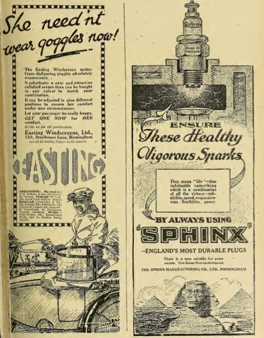 1920 EASTING SPHINX ADS