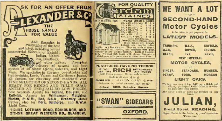 1914 BATCH A ADS