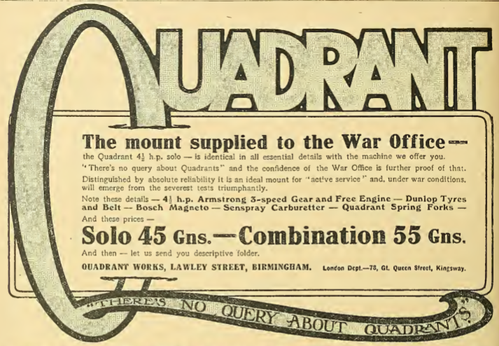 1914 QUADRANT AD