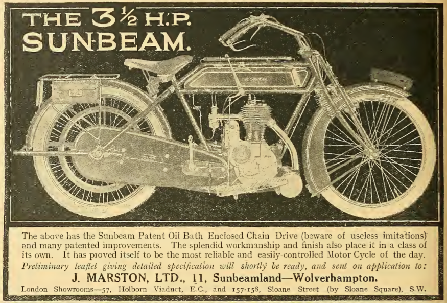 1914 SUNBEAM AD