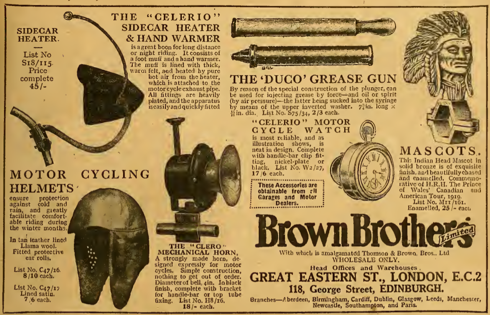 1921 BROWNBROS AD