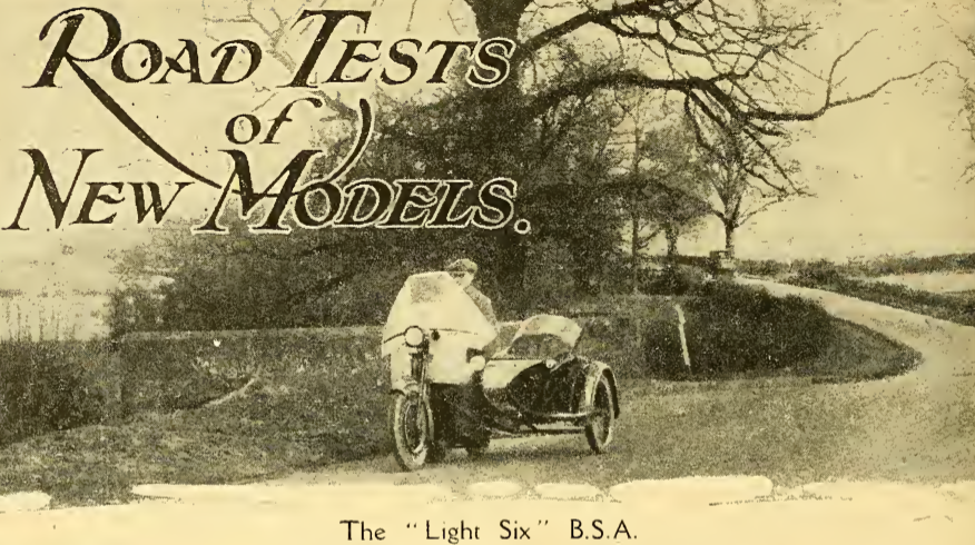 1922 BSA LIGHT6 RT AW