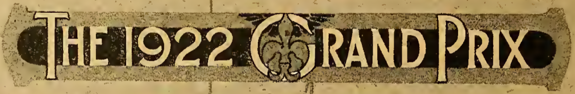 1922 GRENCH GP AW