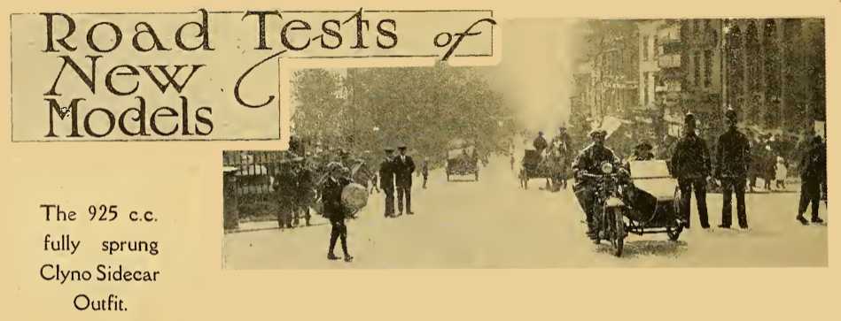 1922 CLYNOTEST AW