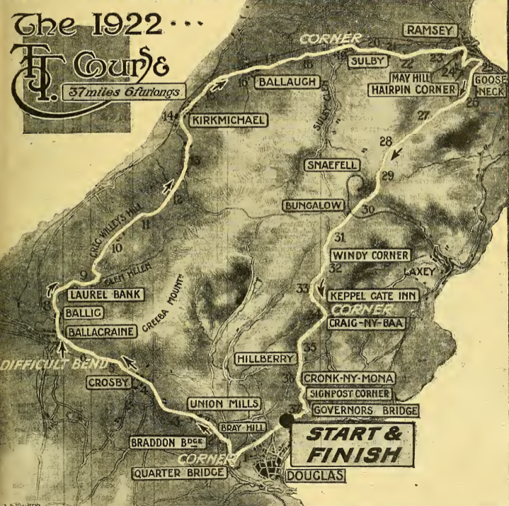 1922 TT COURSE AW