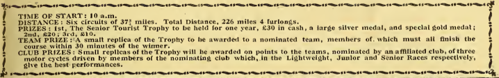 1922 TT PRIZES AW