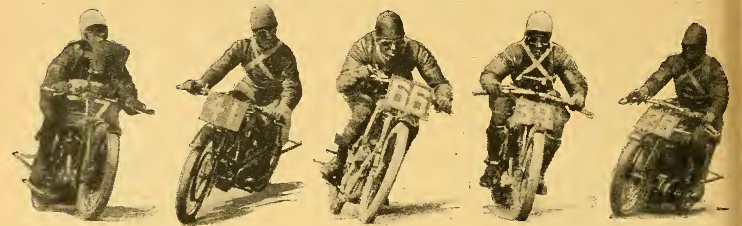 1922 TT SENIOR RIDING STYLES