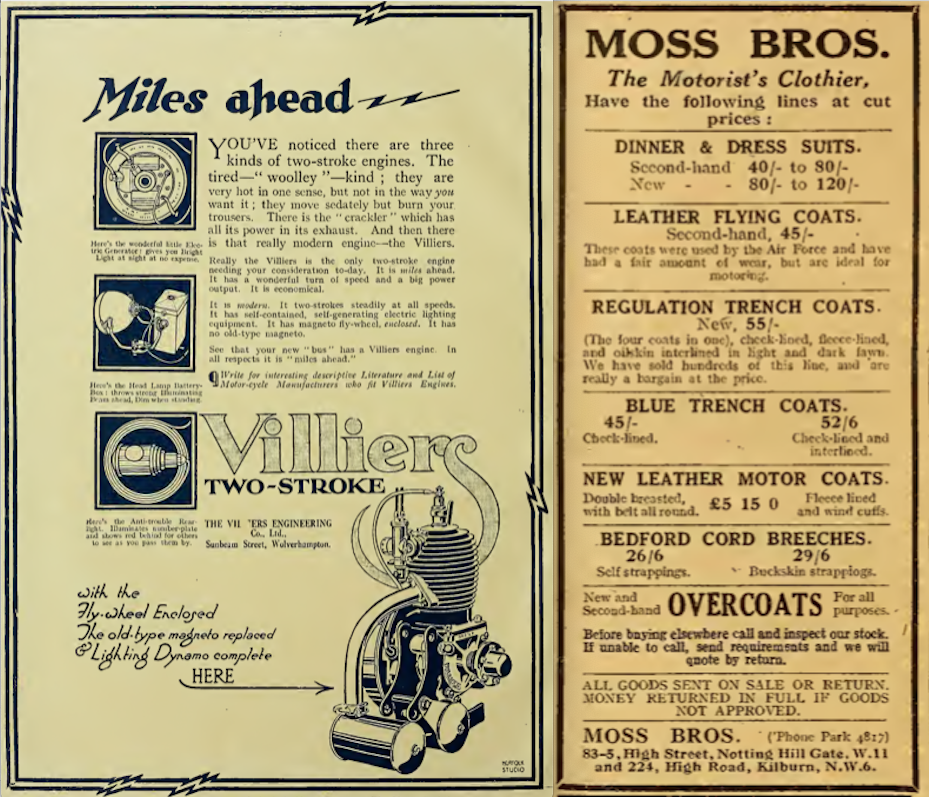 1922 VILLMOSS ADS