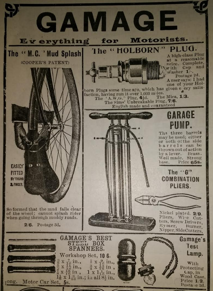 1905 GAMAGES AD