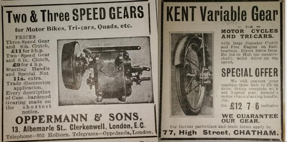 1905 OPPERMAN-KENT ADS