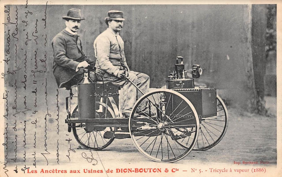 1886 DE DION STEAMER