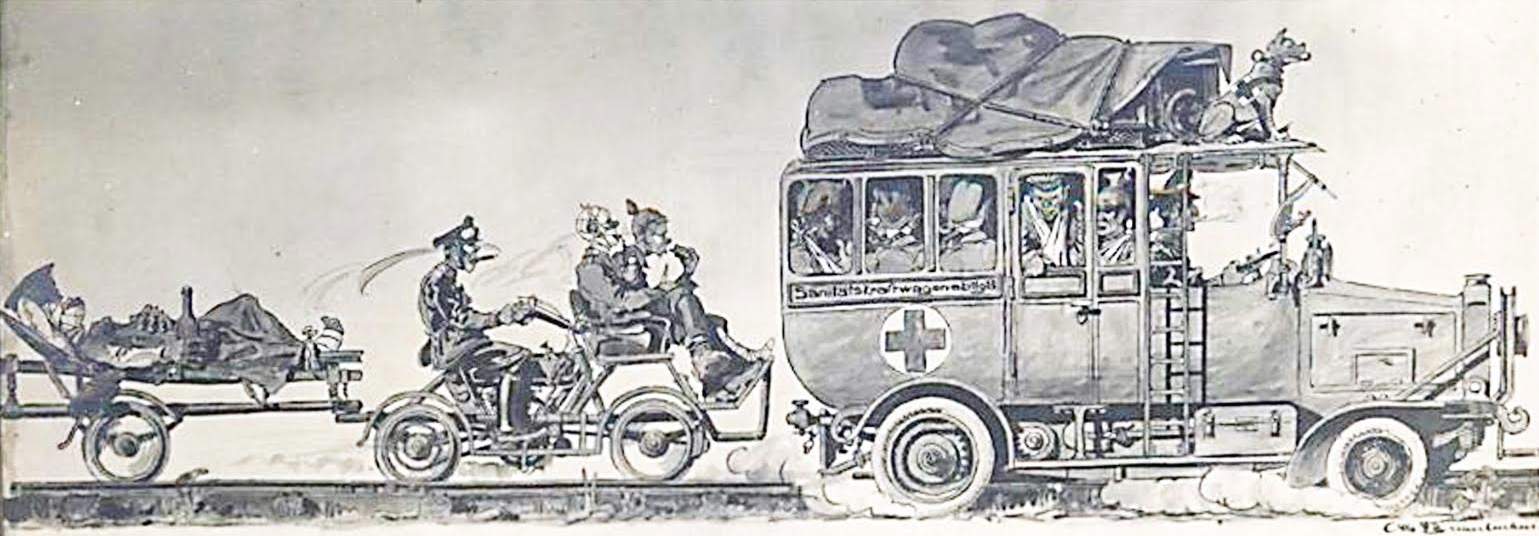 WW1 RED CROSS CONVOY