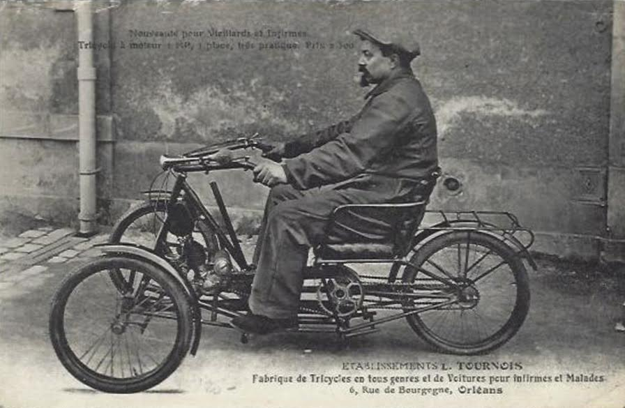 1900s TOURNOIS MOBILITY TRIKE