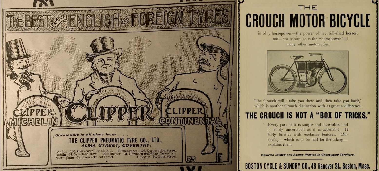 1904 CLIPPER CROUCH ADS