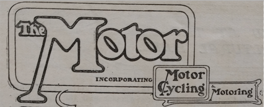 1904 MOTOR MASTHEAD
