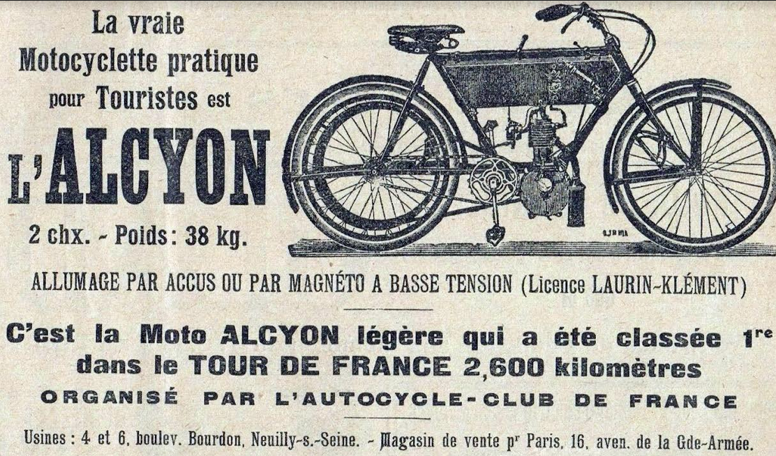 1906 ALCYON AD