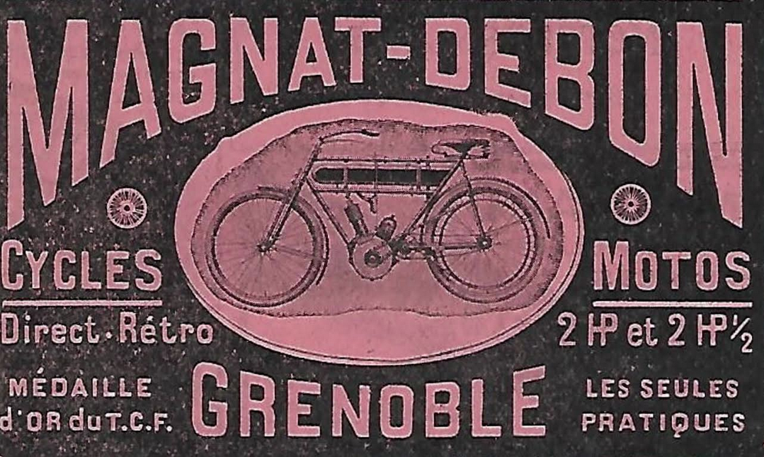 1909 MAGNAT DEBON AD