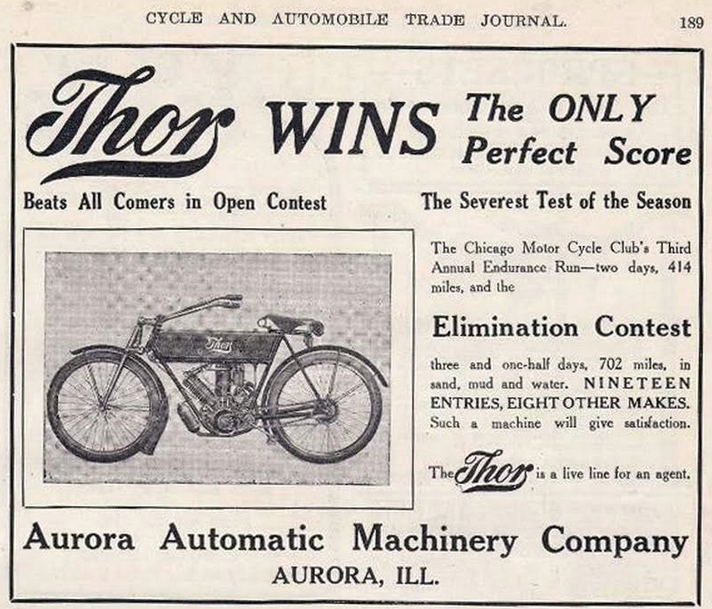 1909 THOR AD
